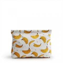 Spring Pouch Cosmetic Bag Banana Fiber - CNC049