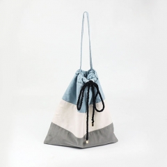 Everyday Large Drawstring Bag Tencel - CNC078