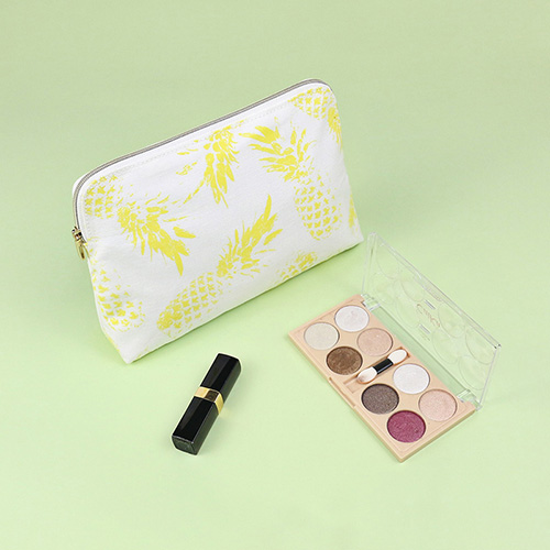 Essential Pouch Cosmetic Bag Pineapple Fiber - CNC089