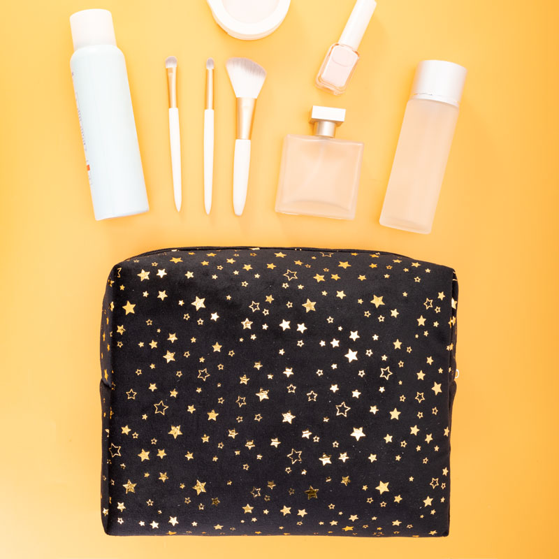 Travel Pouch Cosmetic Bag RPET Velvet - CBR248