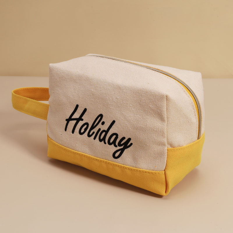 Small Pouch Cosmetic Bag Recycled Cotton - CBC118