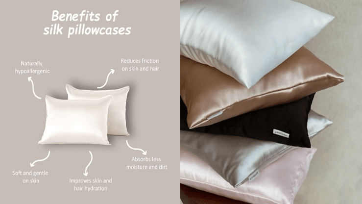 Benefits of vegan silk pillowcases products