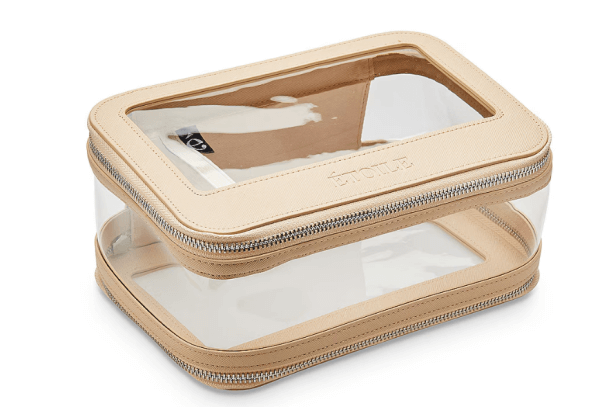 Clear cosmetic makeup case bag