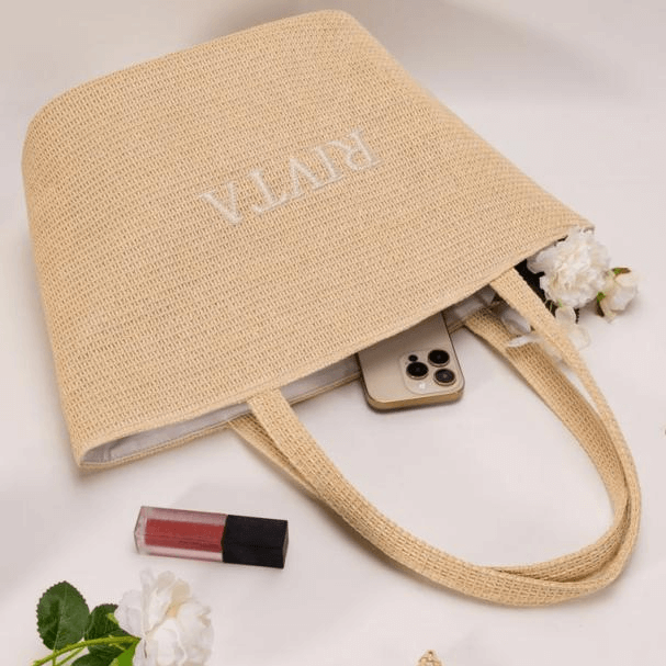 Straw handbag