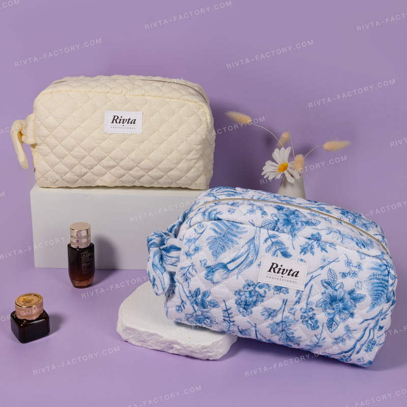 Travel Pouch Cosmetic Bag Cotton Gauze - CBC179