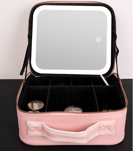 LED lights makeup case