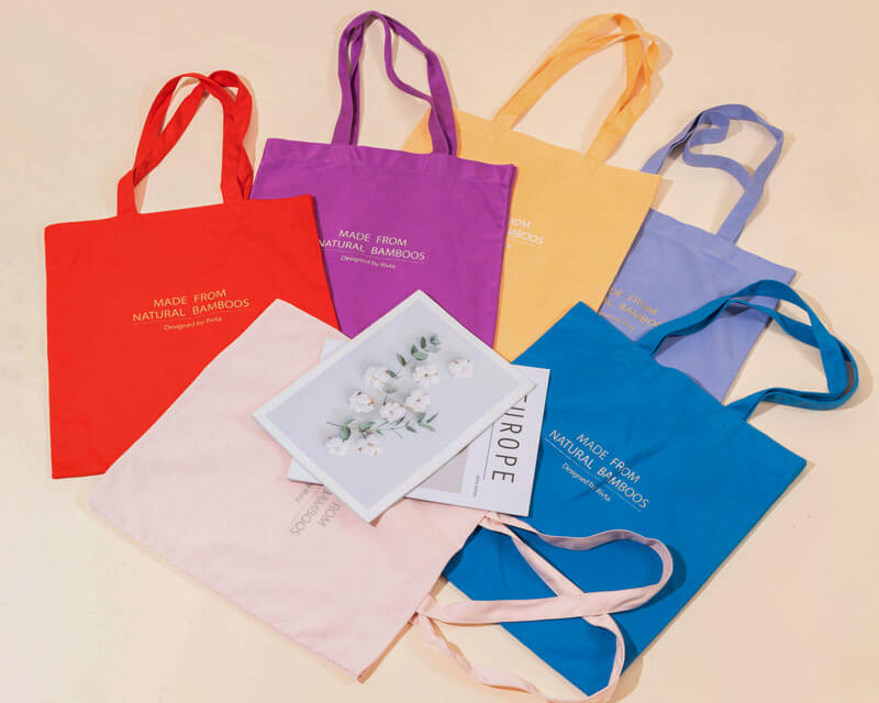 Bamboo fiber tote bags 