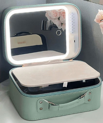 MAKEUP bag with LED mirror