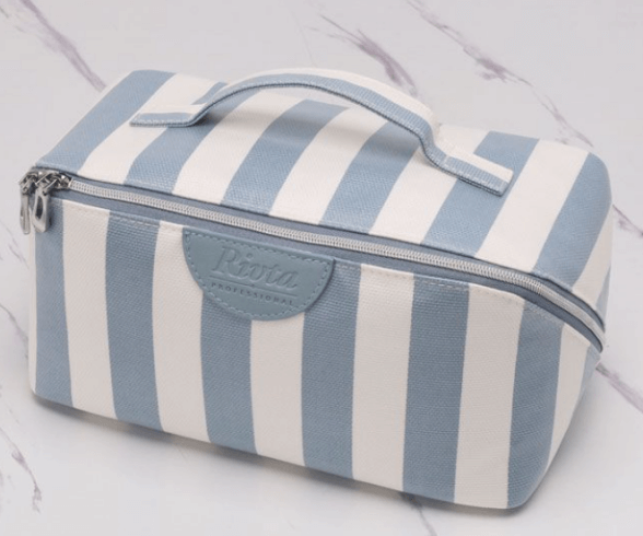 Bamboo fiber makeup bag with handle 