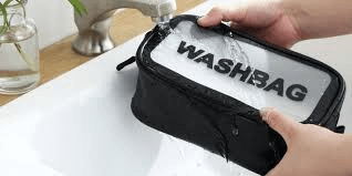 clean cosmetic bag