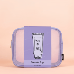 Transparent Cosmetic Bag Made Of Bamboo Fiber - CBT251