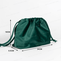 Velvet cosmetic bags made of 100% recycled material -CBR315