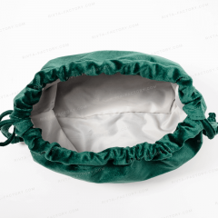 Velvet cosmetic bags made of 100% recycled material -CBR315