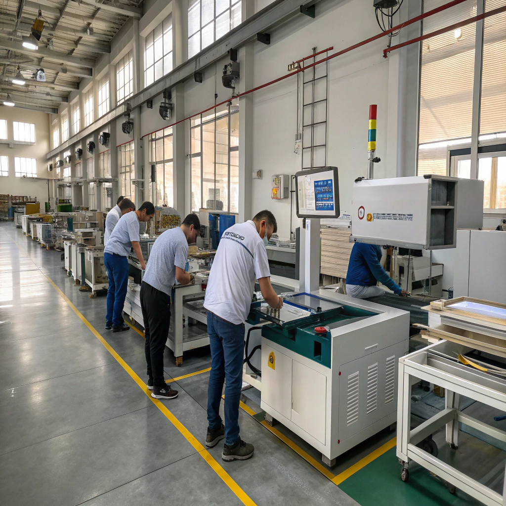 Partner with Rivta for Custom Bags A photo of the Rivta factory team collaborating or a shot of the clean, organized factory floor.