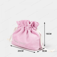 Corduroy Cosmetic Bags Made Of 100% Recycled Material - CBR321